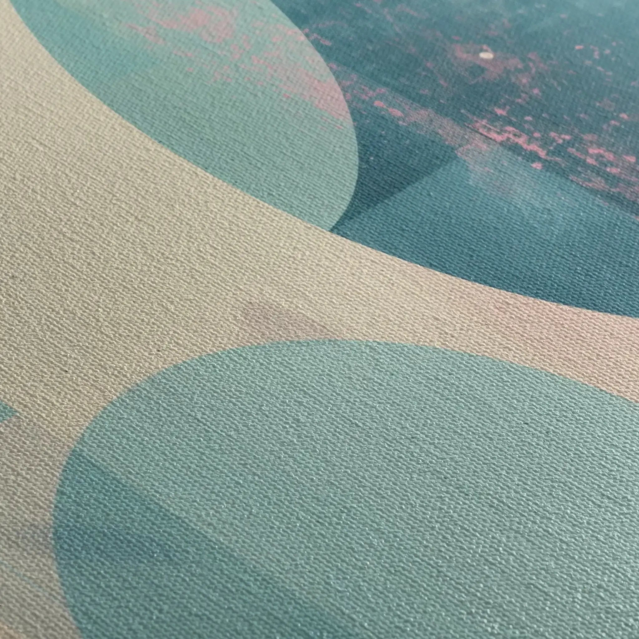 Kreisformen Pastell Kunstdruck
